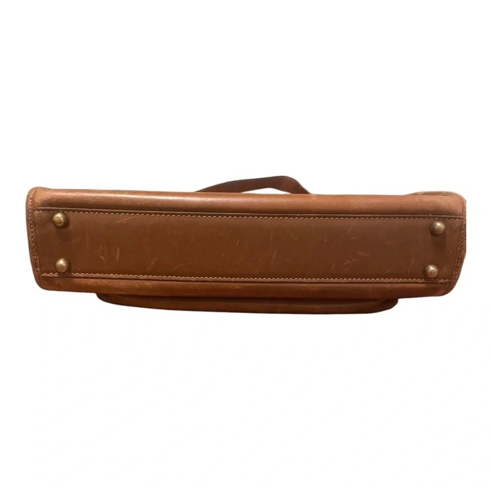 GHURKA No 8 Marley Hodgson The Courier Leather Messenger Bag Briefcase Brown VTG